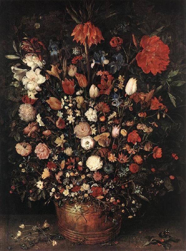 BRUEGHEL, Jan the Elder The Great Bouquet df Germany oil painting art